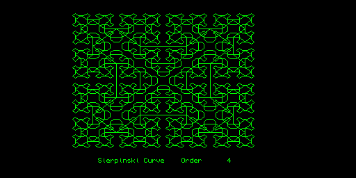Sierpinski — curva di ordine 4