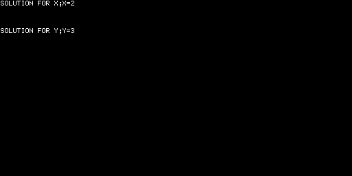Simultaneous Equations — SIMUL