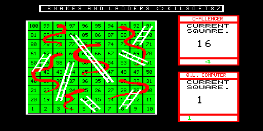 Snakes and Ladders · Kilsoft 87