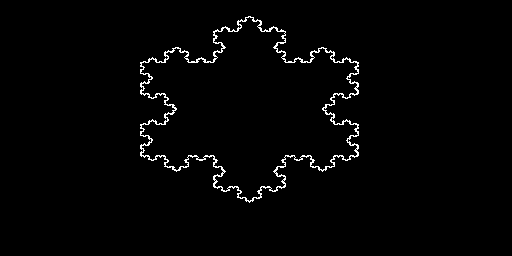 Snowflake — curva ricorsiva