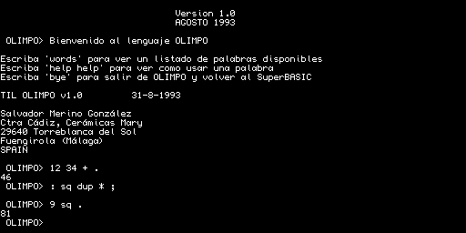 TIL Olimpo 1.0 — Salvador Merino