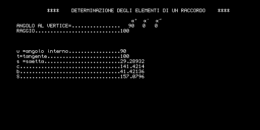 Topografia — elementi di curva