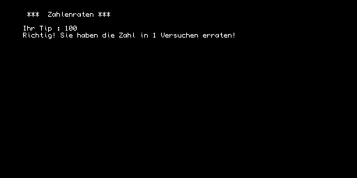 Zahlenraten — indovina il numero