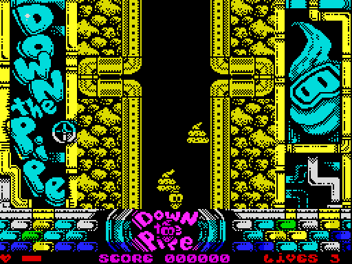 Down the Pipe — Durante el juego