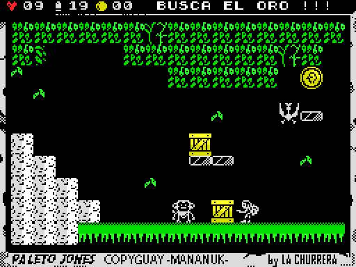 Paleto Jones 2 — Pantalla de juego