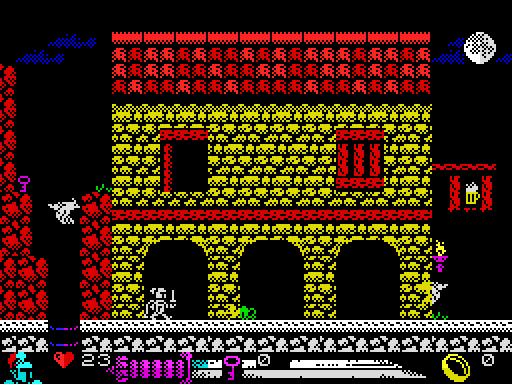 Cursed Castle II — Pantalla de juego