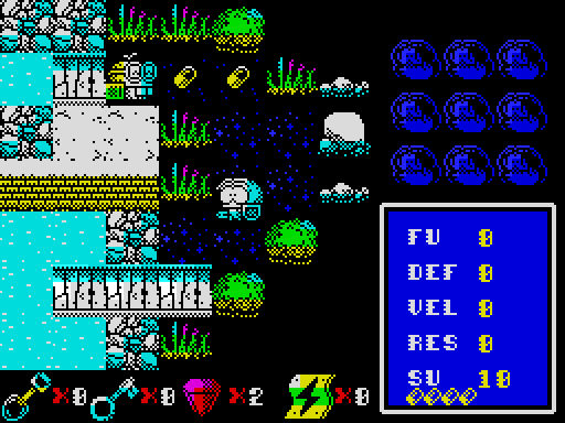 Tales of Grup — Pantalla de juego