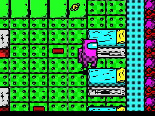 Escape from M.O.N.J.A.S. — Pantalla de juego