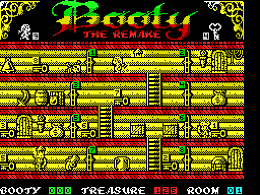 Booty — Pantalla de juego