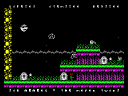 Sir Ababol DX — Pantalla de juego