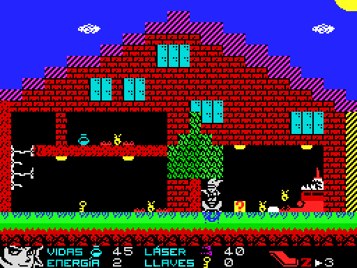 Koji al rescate — Pantalla de juego