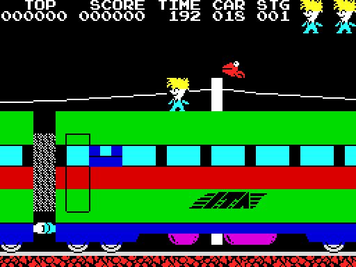Stop The Express — Pantalla de juego