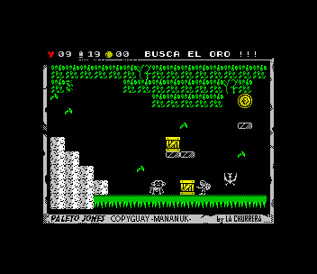 Paleto Jones 2 — Pantalla de juego