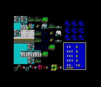 Tales of Grup — Pantalla de juego