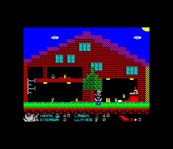 Koji al rescate — Pantalla de juego