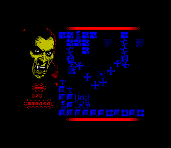 Blood of Dracula — Pantalla de juego