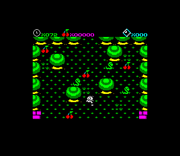 Forest Raider Cherry — Pantalla de juego