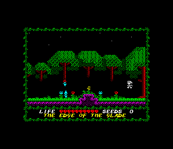 Nixy and the Seeds of Doom — Pantalla de juego