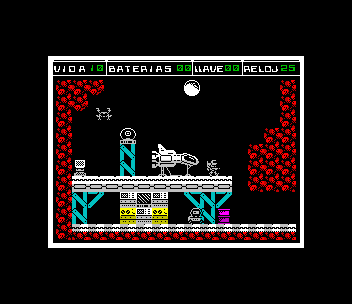 EXODRON — Pantalla de juego