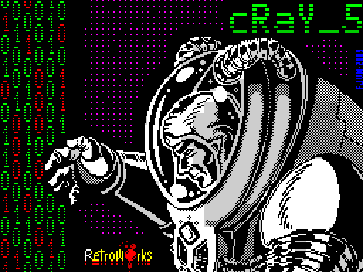 Cray-5 — Pantalla de carga