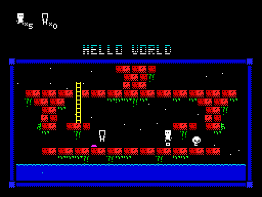 Alter Ego — Pantalla de juego en SAM Coupé