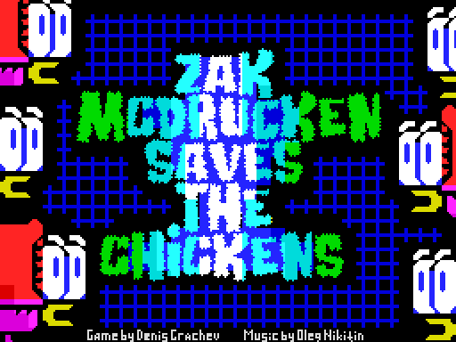 Zak McDrucken Saves The Chickens — Original loading screen