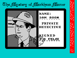 The Mystery of Markham Manor - Caricamento