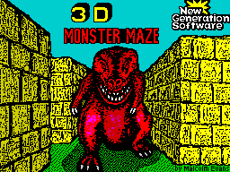 Spectrum 3DMonsterMaze - Caricamento