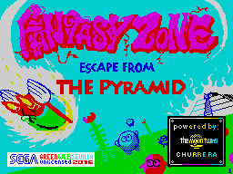 Fantasy Zone: Escape from the Pyramid (48K) - Caricamento