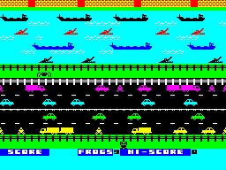 Frogger 50 — In-game