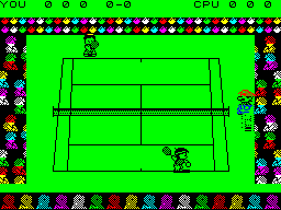 ZXTennis - In-game