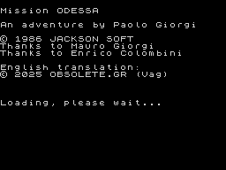 Mission ODESSA English - In-game