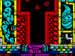Down the pipe 48K - In-game