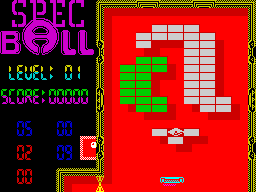 Specball (ZozoSoft, 2016, 48-128K) - In-game