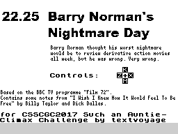 BarryNormansNightmareDay - Caricamento