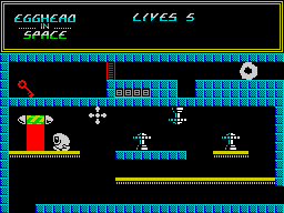 Egghead in Space - In-game