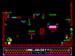 The Hair-Raising Adventures of Mr Hair - In-game