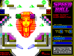 Speed Ball Faraon (Spectrum) - In-game