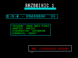 RAZBOINIC1 - Caricamento
