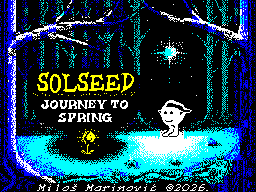 Solseed: Journey to Spring (48K) — Loading screen