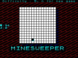 Mine Sweeper ZX - In-game