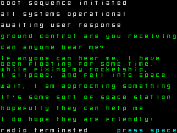 lost little spaceman - In-game