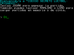 Codigo Secreto Lucybel - Cryogenic - In-game