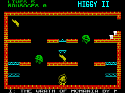 Higgy II: The Wrath of McMania - In-game