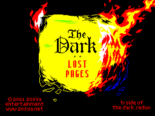 The Dark: Lost Pages — Schermata di caricamento originale