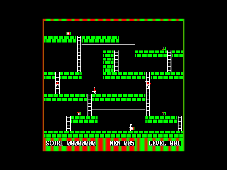 Lode Runner running on Sinclair QL.