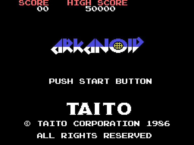 Arkanoid — SAM Coupé