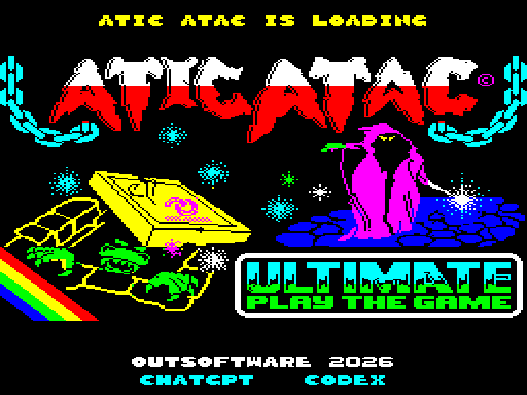 Atic Atac — Sinclair QL
