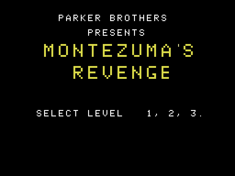 Montezuma's Revenge — SAM Coupé