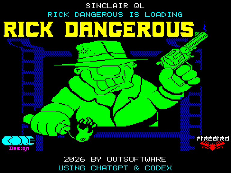 Rick Dangerous — Sinclair QL